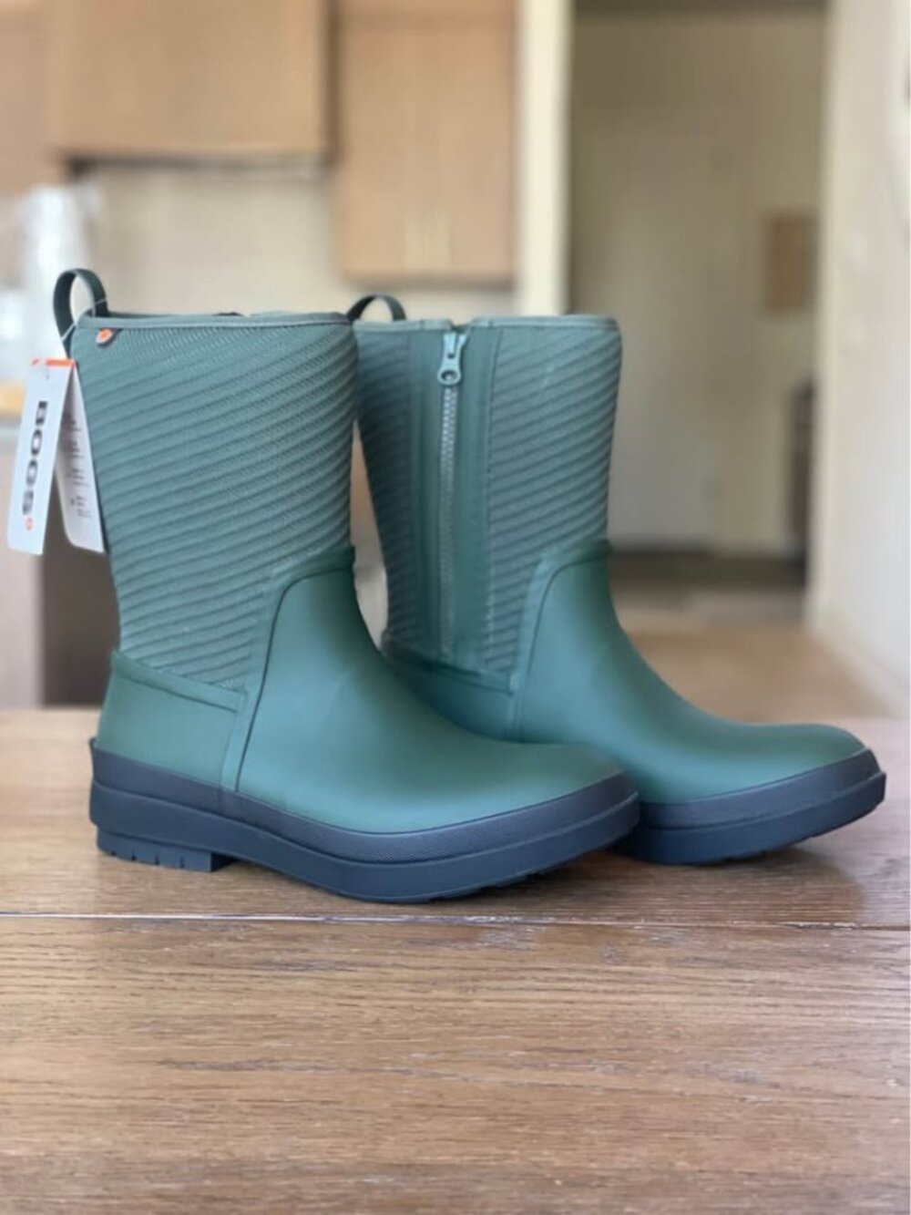 Bogs Women's Forest Green Insulated Waterproof Rain & Winter Boots NWT